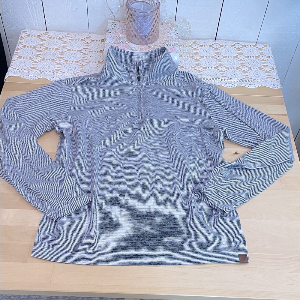 Men's Gray Quarter-Zip Shirt